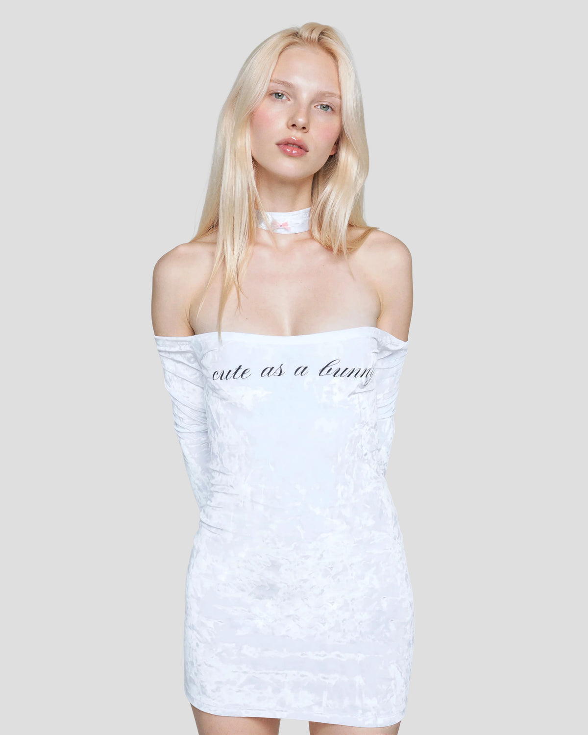 Cute as a Bunny Heavenly Dress in Cloudy