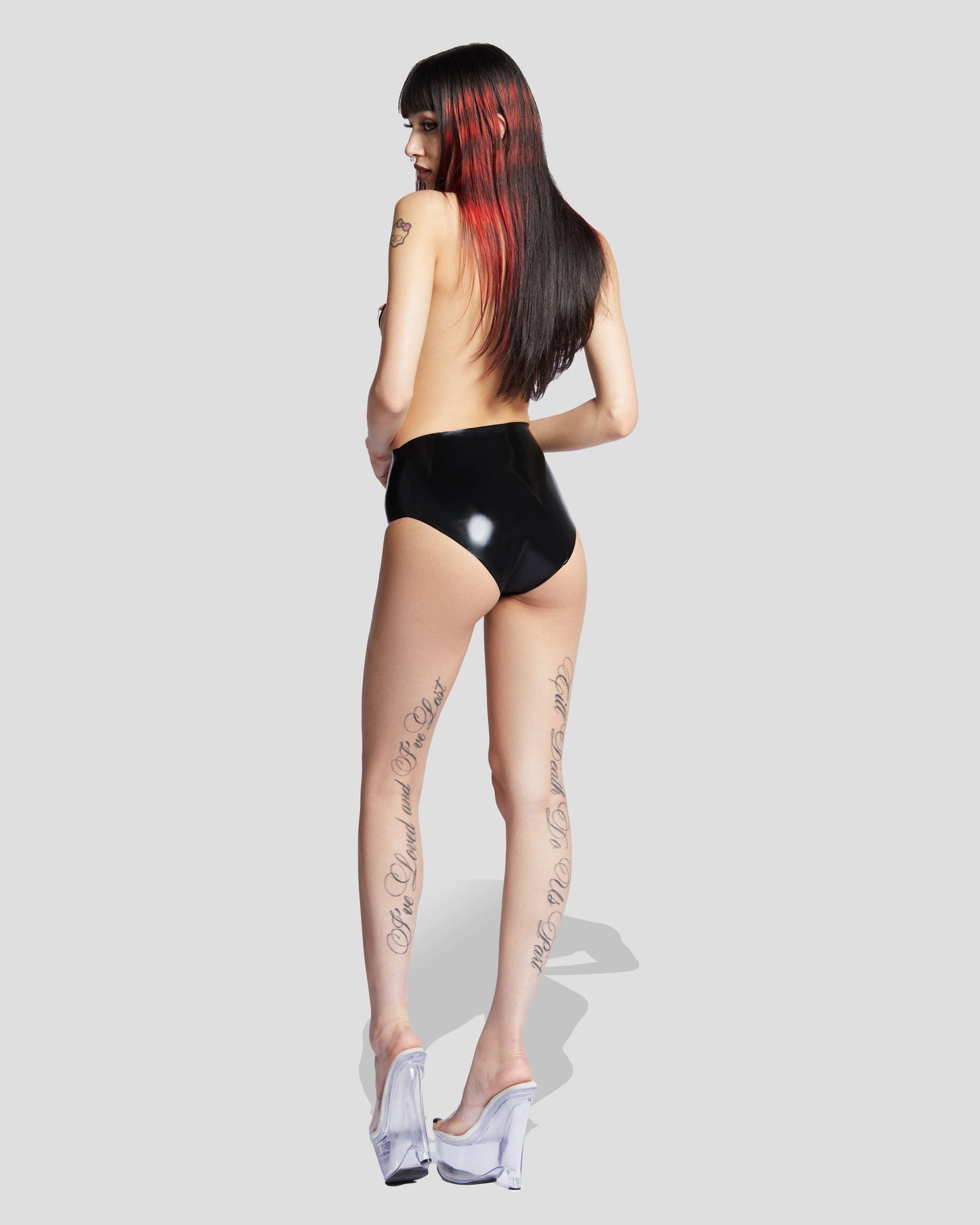 Kitty Girl Latex High Waisted Panty