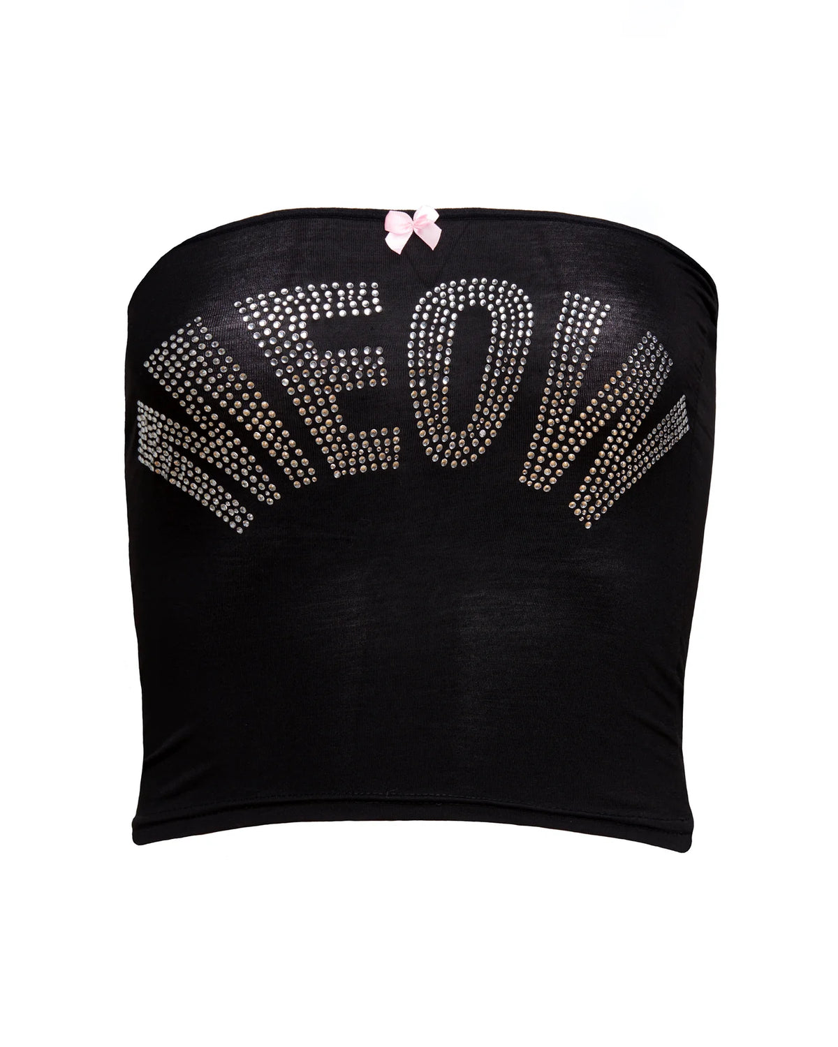 Meow Rhinestone Tube Top, photo 6