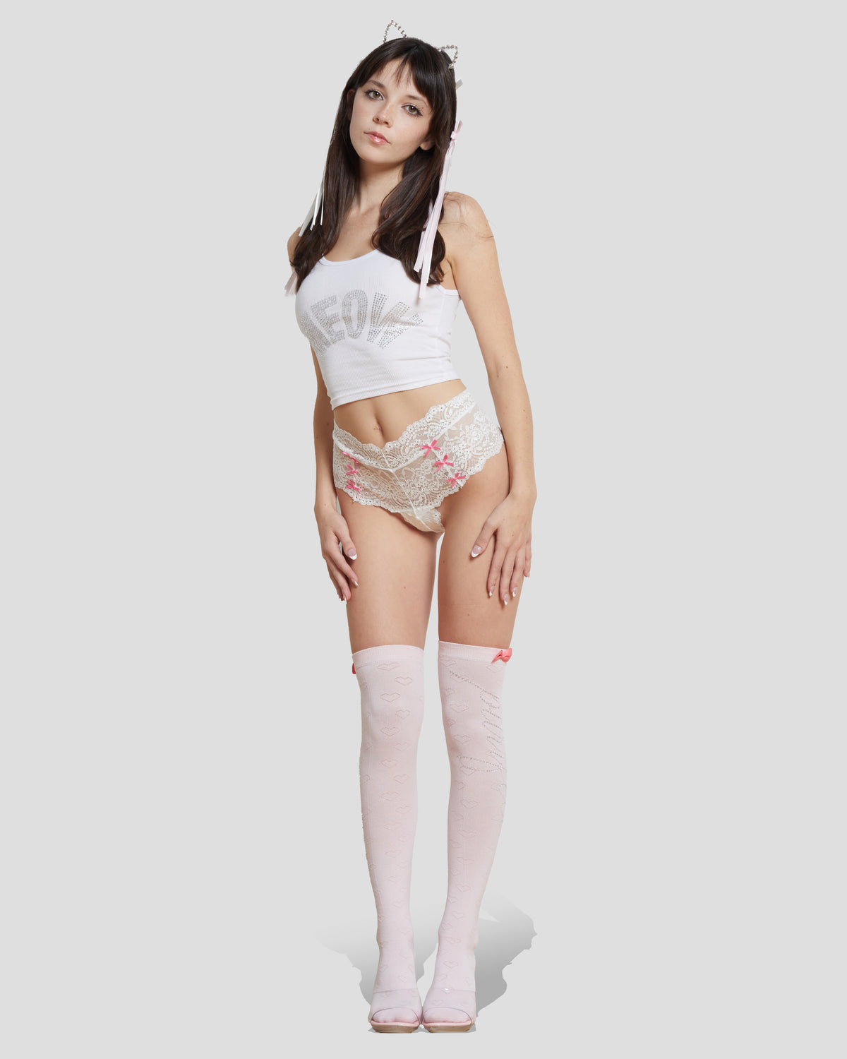 Meow Rhinestone Baby Rib, photo 4