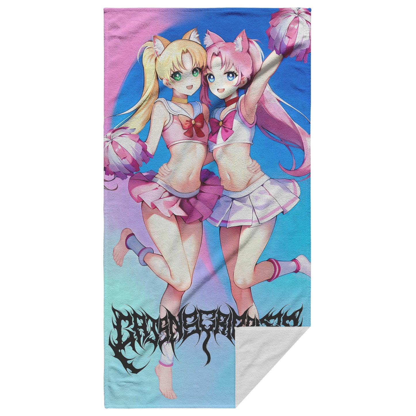 Purrfect Cheer Squad Towel