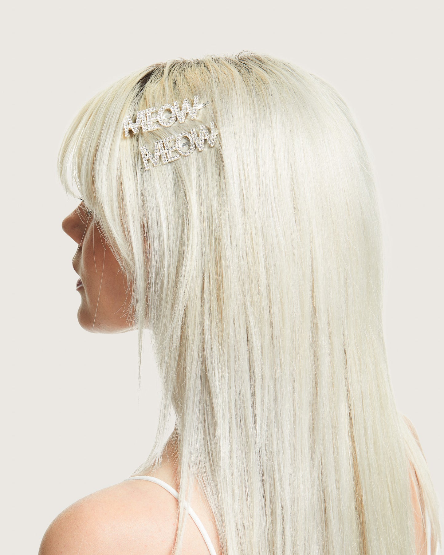 Sparkling Meow Hair Clips