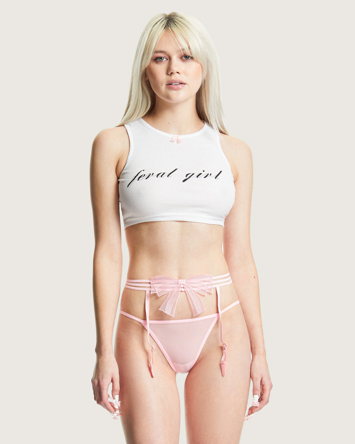Feral Girl Manbeater π in White