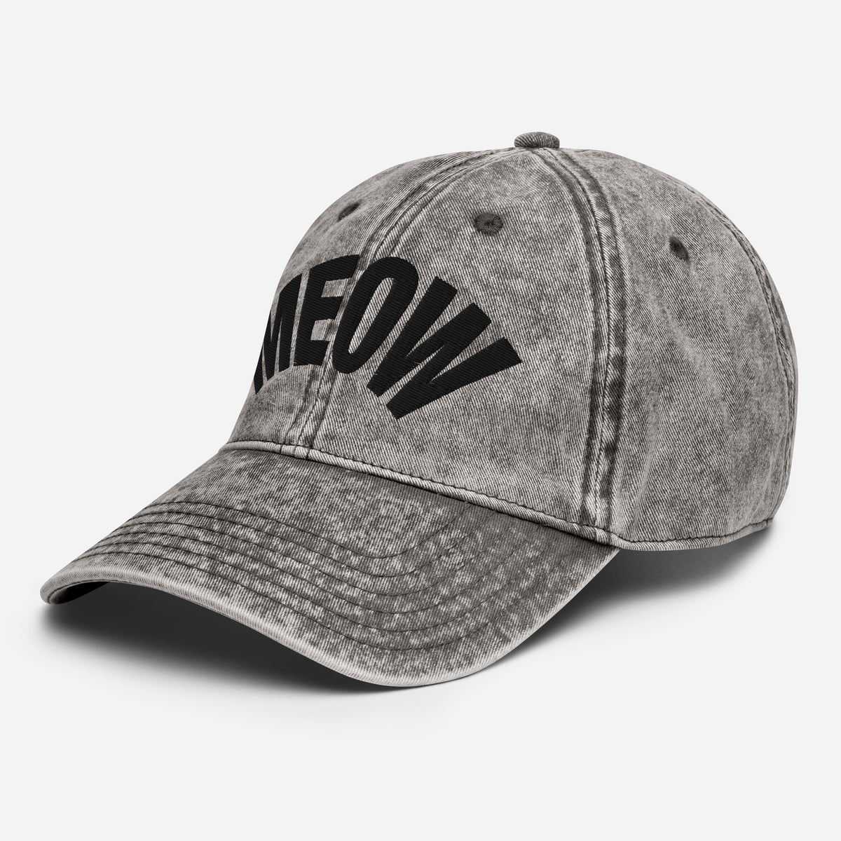 Meow Vintage Denim Dad Cap, photo 13