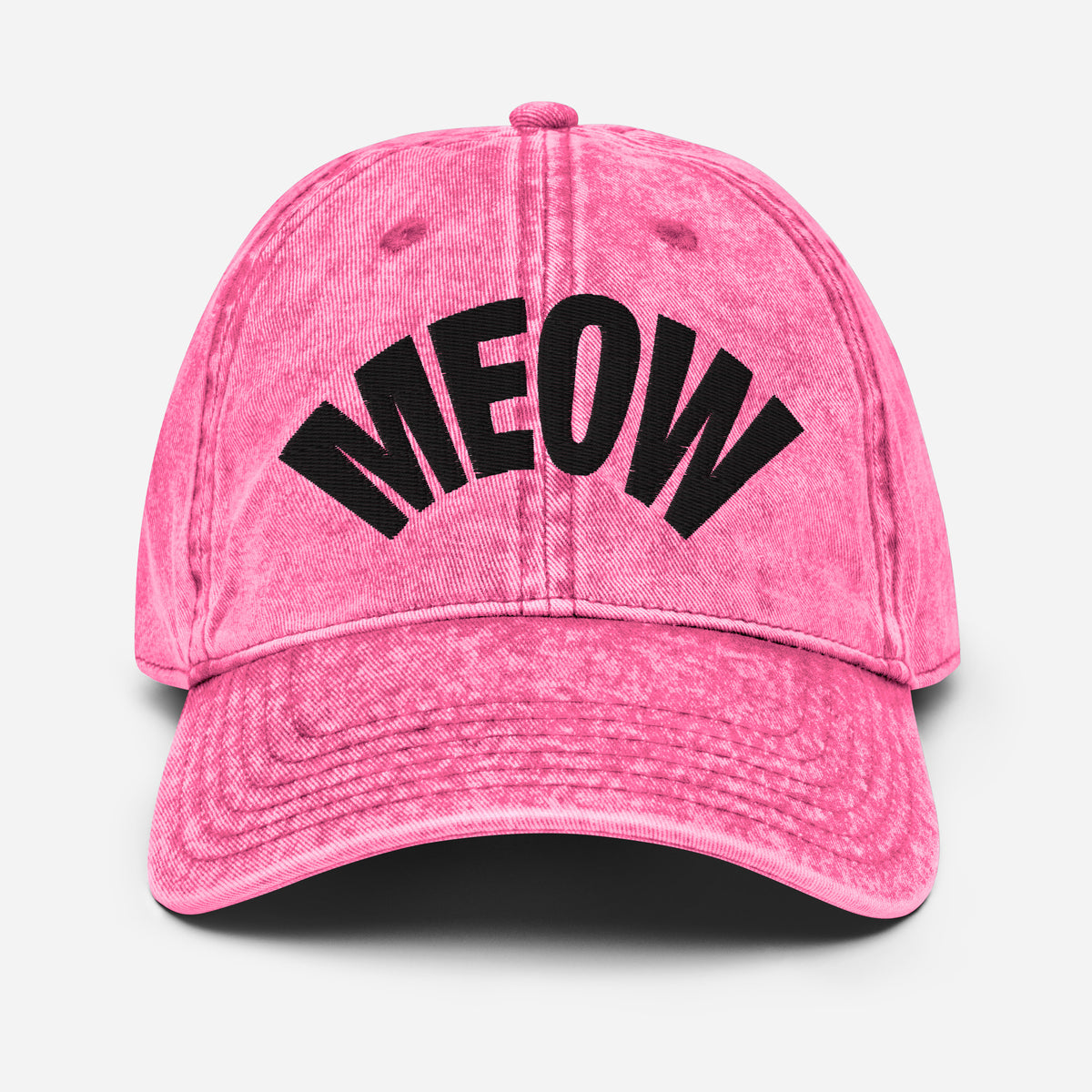 Meow Vintage Denim Dad Cap, photo 3