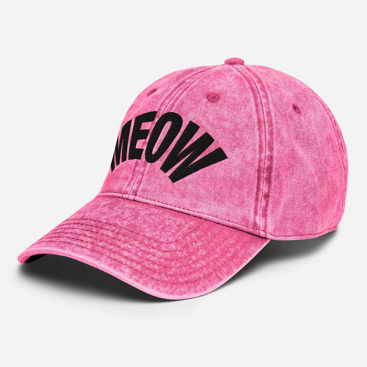 Meow Vintage Denim Dad Cap, photo 6