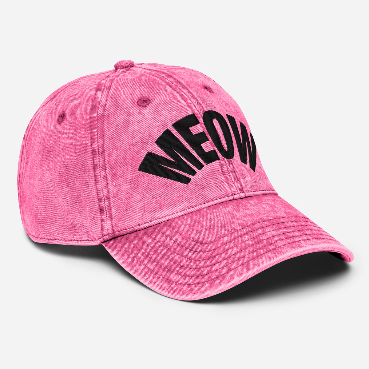 Meow Vintage Denim Dad Cap, photo 8