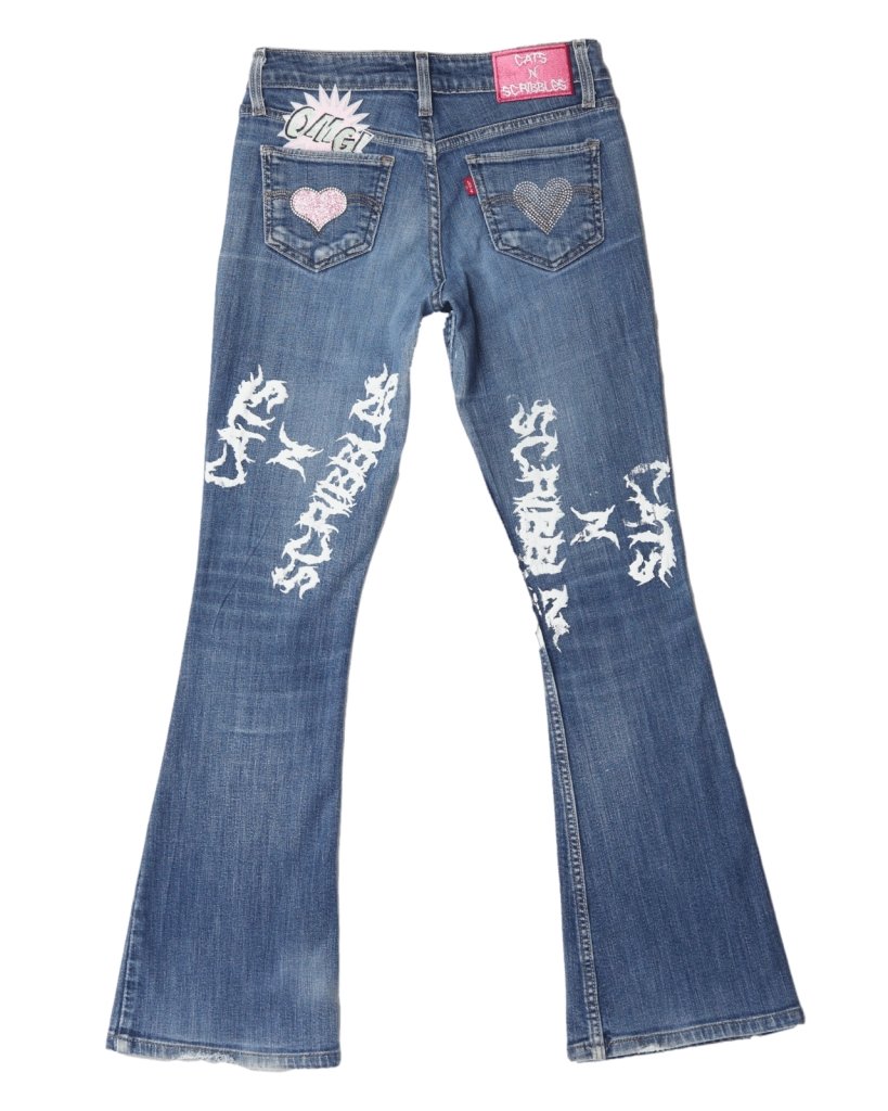 Kitty's Super-low Levi 518's, photo 2