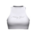Kitty Girl Rhinestone Manbeater Crop