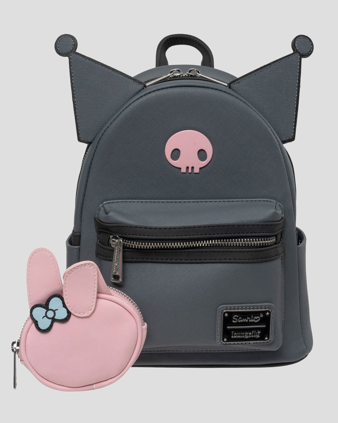 Kuromi and Melody Best Friends Forever Mini-Backpack with Coin Purse