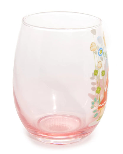 Vaso de cristal con forma de seta de Hello Kitty