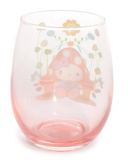 Vaso de cristal con forma de seta de Hello Kitty