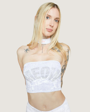 Heavenly Meow Tube Top ~ Cloudy in Cloudy
