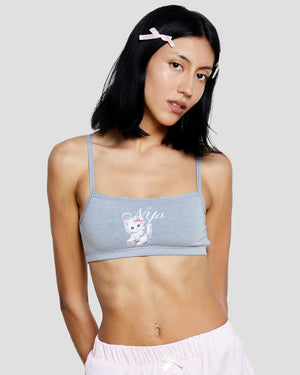 Nya Baby Bralette in Heather Grey