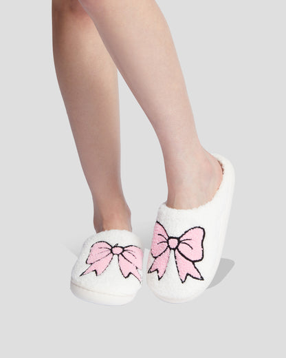 Dreamy Bow Slippers