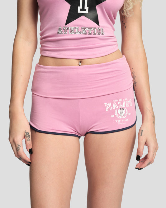 Malibu Kitty Girl School Fold-over Shorties