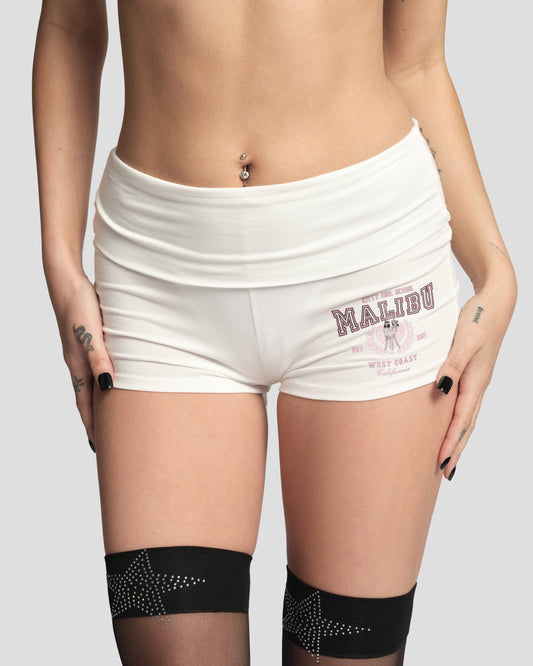 Malibu Kitty Girl School Fold-over Shorties