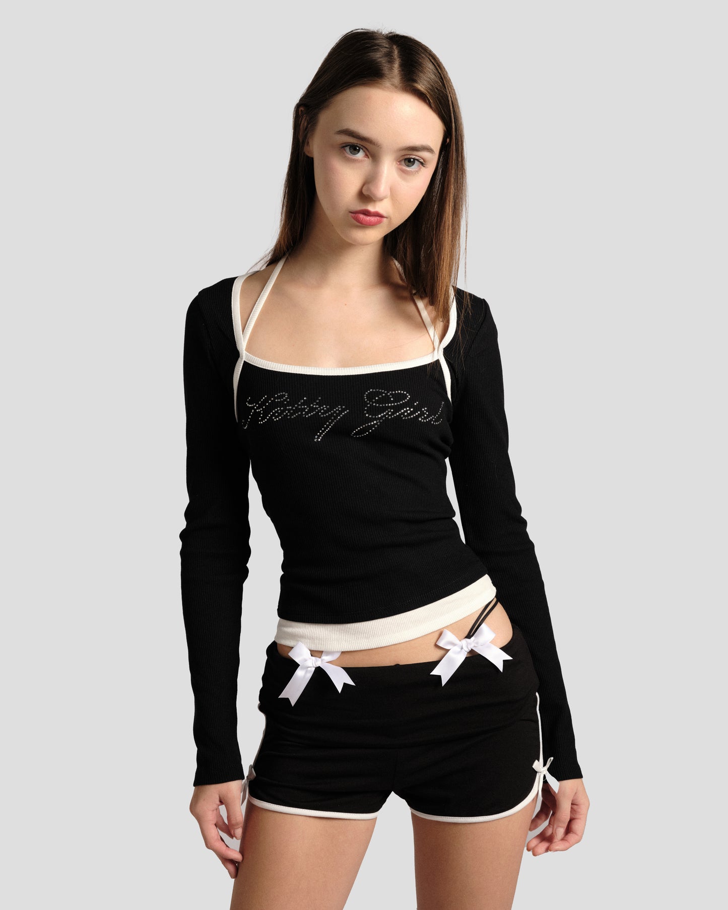 Kitty Girl Contrast Top