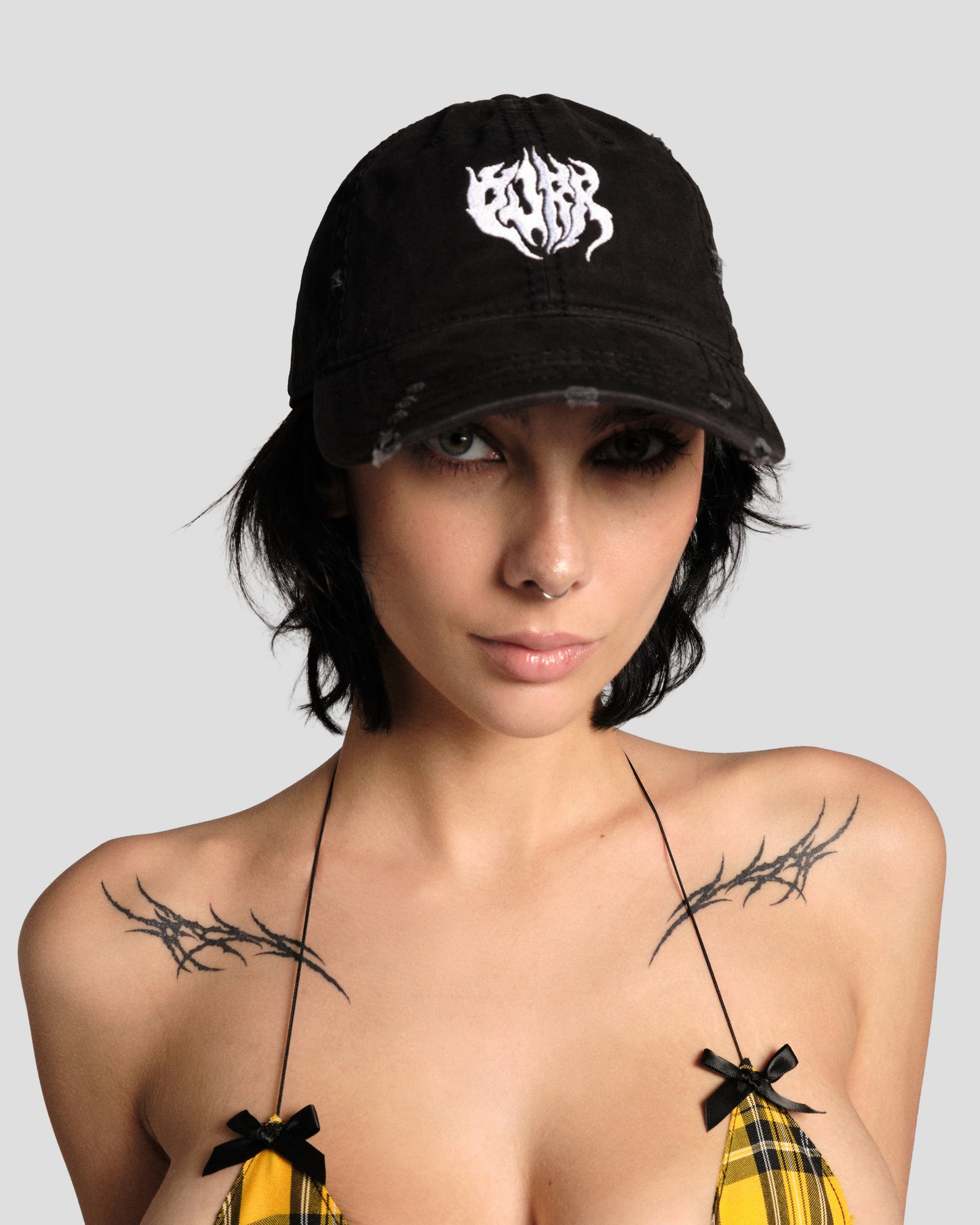 Gorro de papá desgastado Purr