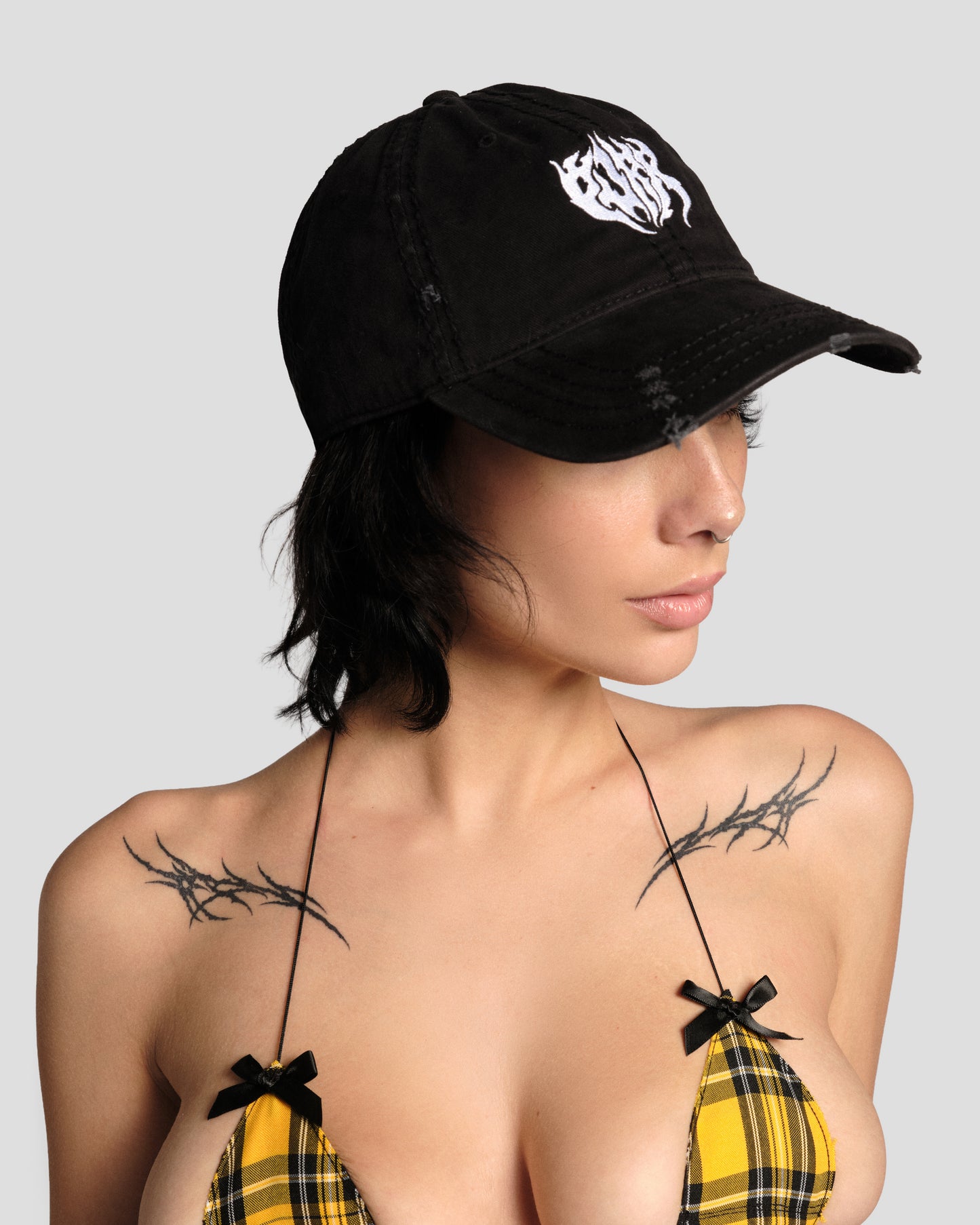Gorro de papá desgastado Purr