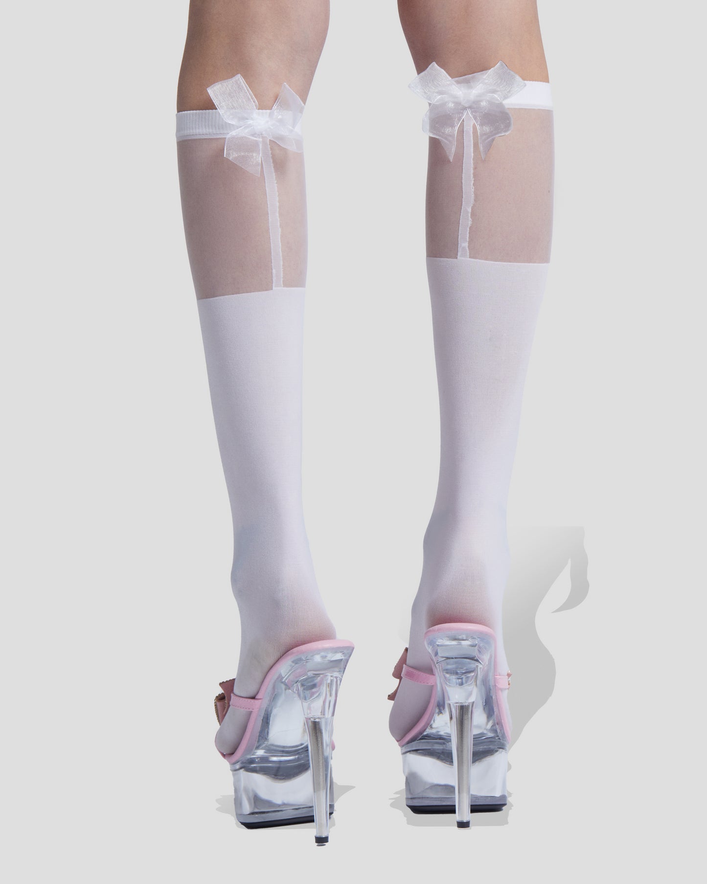 Angel Bow Thigh Highs