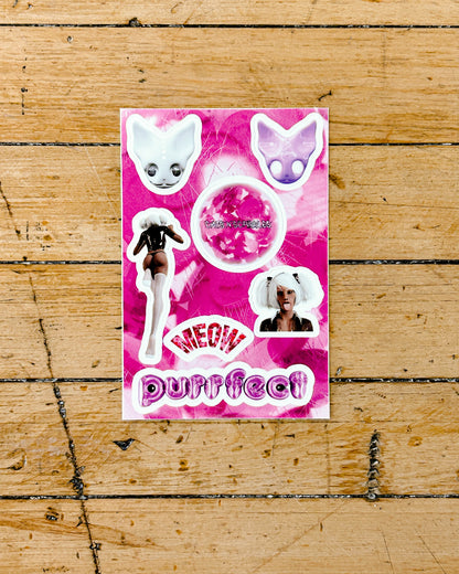 Purrfect Kitten Sticker Sheet