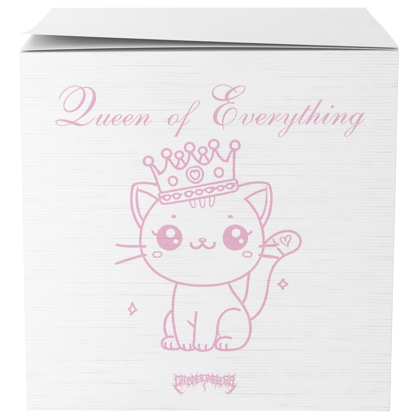 Queen of Everything ~ Post-It Cube