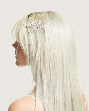 Sparkling Meow Hair Clips in 2 PACK