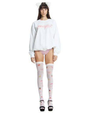 Purrfect Embellished Pullover